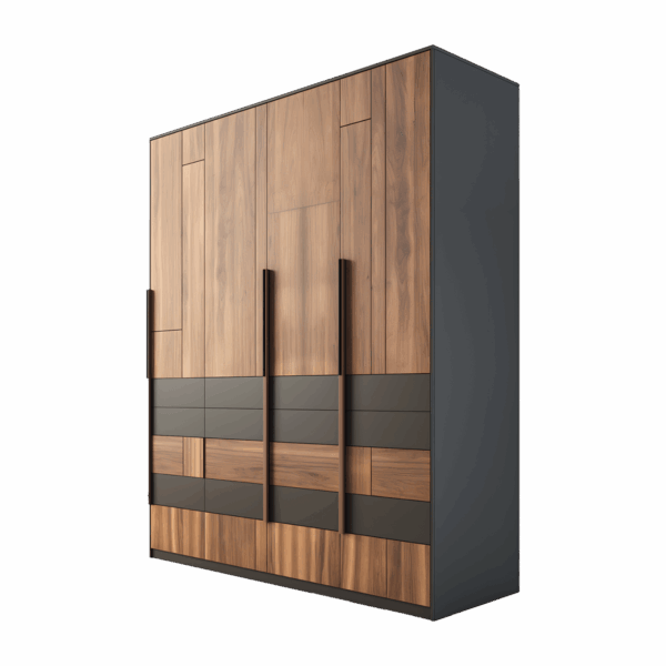 Modern Wooden Large Wardrobe